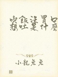 吃饭没胃口反胃想吐是什么原因