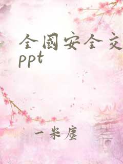 全国安全交通日ppt