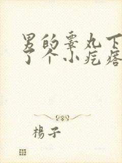 男的睾丸下面长了个小疙瘩是怎么回事