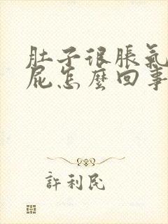 肚子很胀气老放屁怎么回事呢