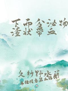 下面分泌物豆腐渣状带血