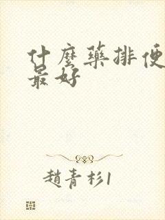 什么药排便效果最好