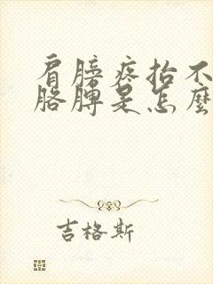 肩膀疼抬不起来胳膊是怎么回事