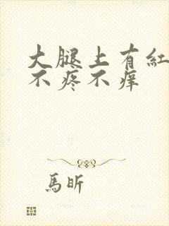 大腿上有红点点不疼不痒