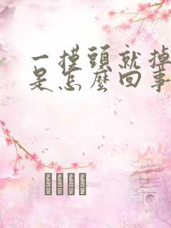 一摸头就掉头发是怎么回事掉的很多