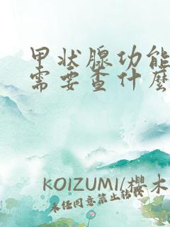 甲状腺功能检查需要查什么