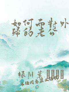 如何面对外遇回归的老公