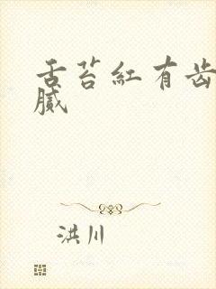 舌苔红有齿痕黄腻