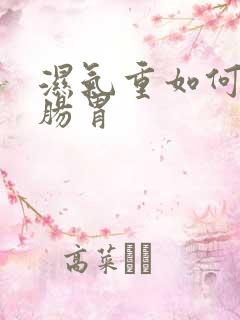 湿气重如何调理肠胃