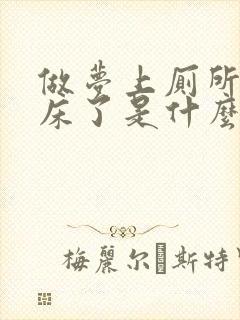 做梦上厕所真尿床了是什么预兆