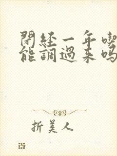 闭经一年吃中药能调过来吗