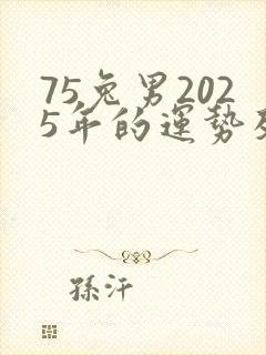 75兔男2025年的运势及运程
