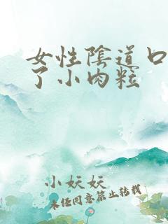 女性阴道口出现了小肉粒