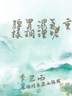 脾胃湿气重该怎样调理呢