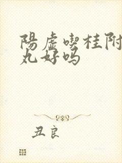 阳虚吃桂附地黄丸好吗