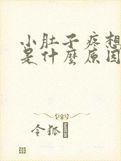 小肚子疼想拉尿是什么原因