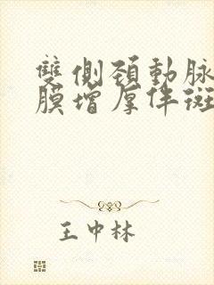 双侧颈动脉内中膜增厚伴斑块形成