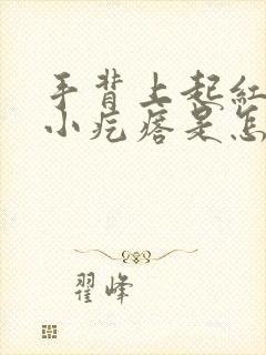 手背上起红色的小疙瘩是怎么回事