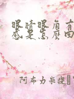 眼睛眼角有异物感是怎么回事