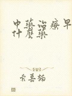 中药治疗早射吃什么药