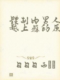 体制内男人越睡越上瘾的原因