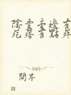 阴囊旁边有个大疙瘩有点疼