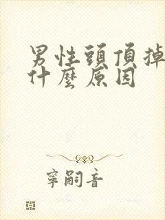 男性头顶掉头发什么原因