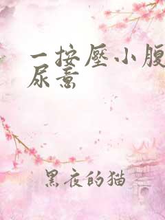 一按压小腹就有尿意