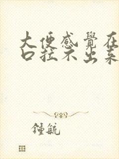 大便感觉在肛门口拉不出来怎么办