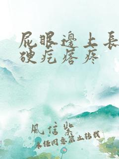 屁眼边上长一个硬疙瘩疼