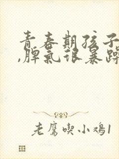 青春期孩子叛逆,脾气很暴躁的原因