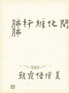 肺纤维化间质性肺