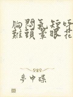 胸闷气短呼吸困难头晕眼花