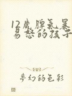 12岁脾气暴躁易怒的孩子