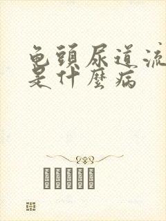 龟头尿道流黄脓是什么病