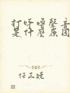 打呼噜声音很小是什么原因引起的