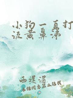 小狗一直打喷嚏流黄鼻涕