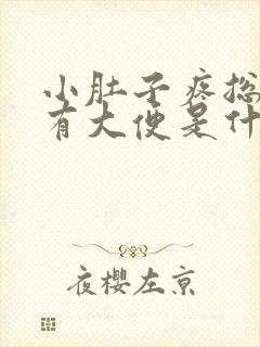 小肚子疼总感觉有大便是什么原因