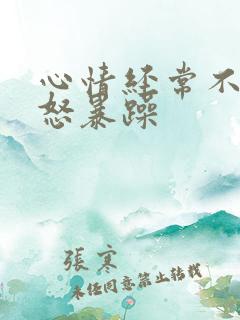 心情经常不好易怒暴躁