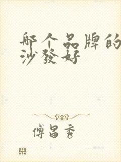 哪个品牌的真皮沙发好