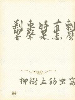 刹车时有刺耳的响声是怎么回事