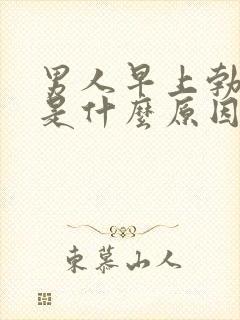 男人早上勃不起是什么原因造成的呢