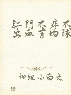 肛门不疼不痒不出血有肉球咋回事