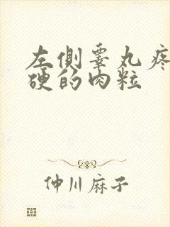 左侧睾丸疼痛有硬的肉粒