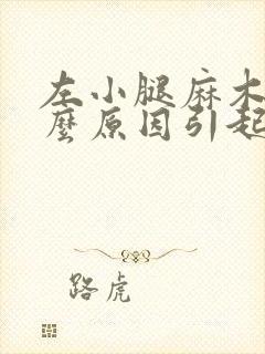 左小腿麻木是什么原因引起的