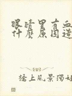 眼睛里有血丝是什么原因造成的