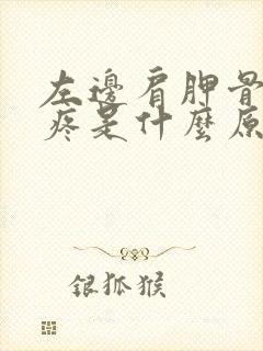 左边肩胛骨后背疼是什么原因引起的