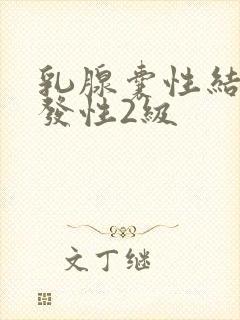 乳腺囊性结节多发性2级