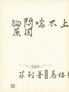 胸闷喘不上气的原因