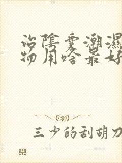 治阴囊潮湿的药物用啥最好